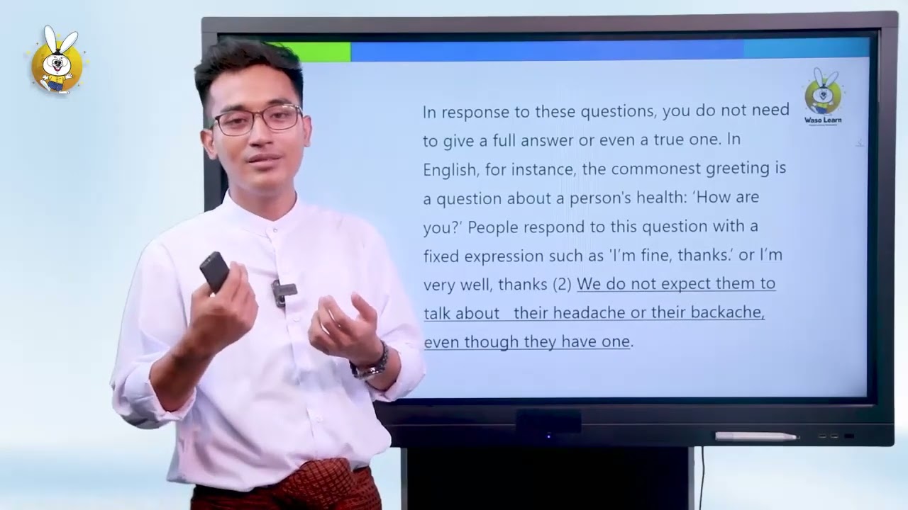 Grade 9စနစ်သစ် Unit 1 lesson 2 how's everything with you part 1
