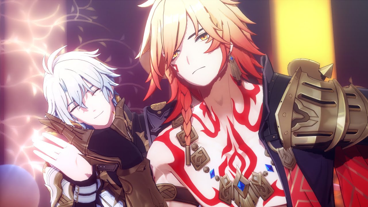 [ MMD Honkai : Star Rail ]  キスキツネ / Kisskitsune [ Phainon & Mydei ]