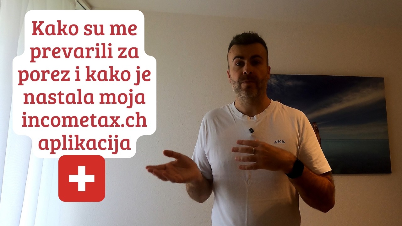 Kako su me prevarili za porez i kako je nastala moja incometax.ch aplikacija 🇨🇭
