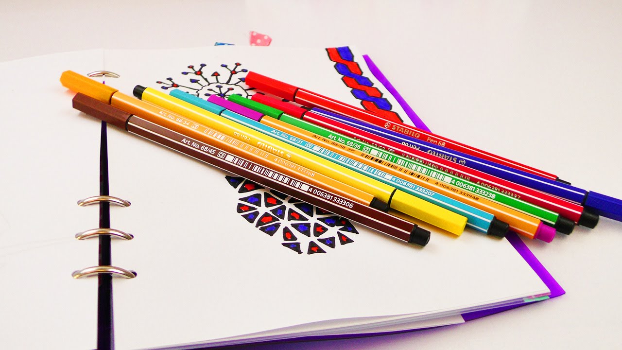 3 NEUE BILDER  im Filofax | Kathi zeichnet einfache Muster | Tolle Ideen zum Gestalten von Kalendern