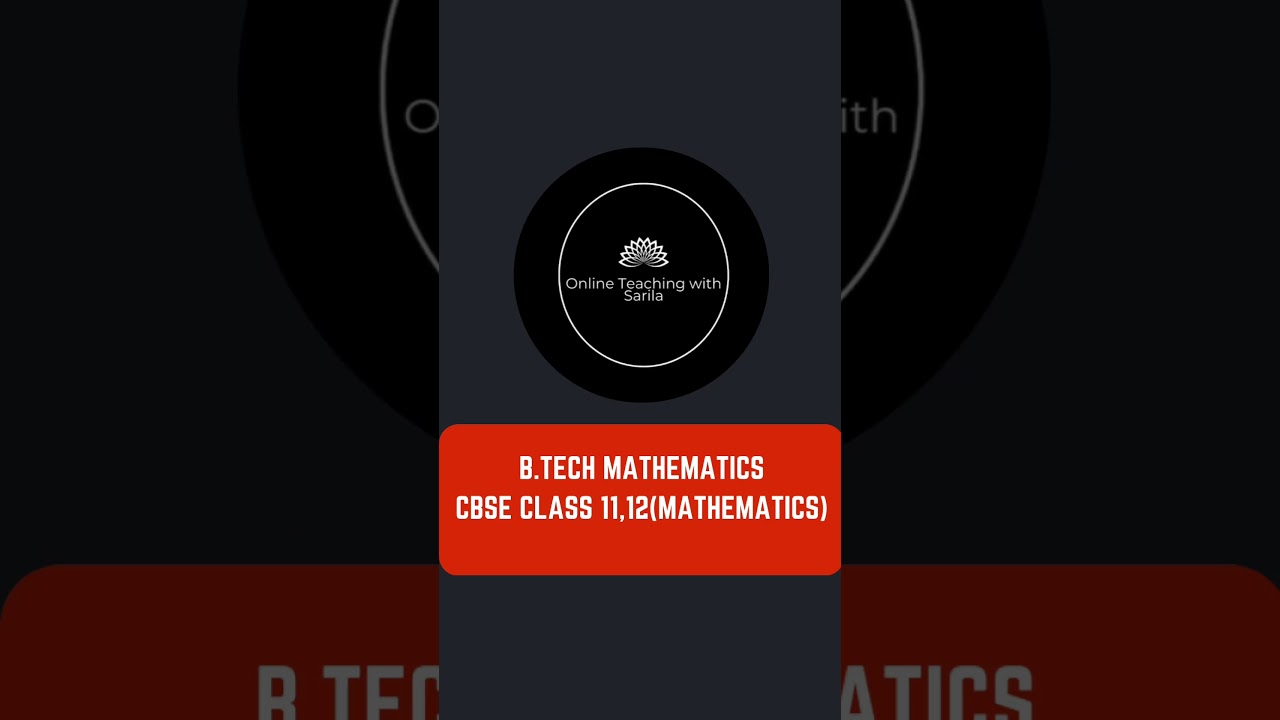 KTU BTECH MATHEMATICS COACHING CLASSES/