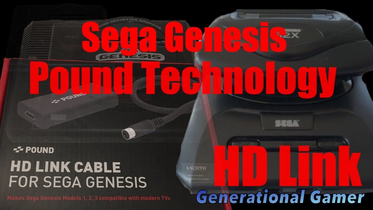 HDMI For Sega Genesis - Pound  HDTV Sega Cable Review (Model 1, Model 2 and 32x)