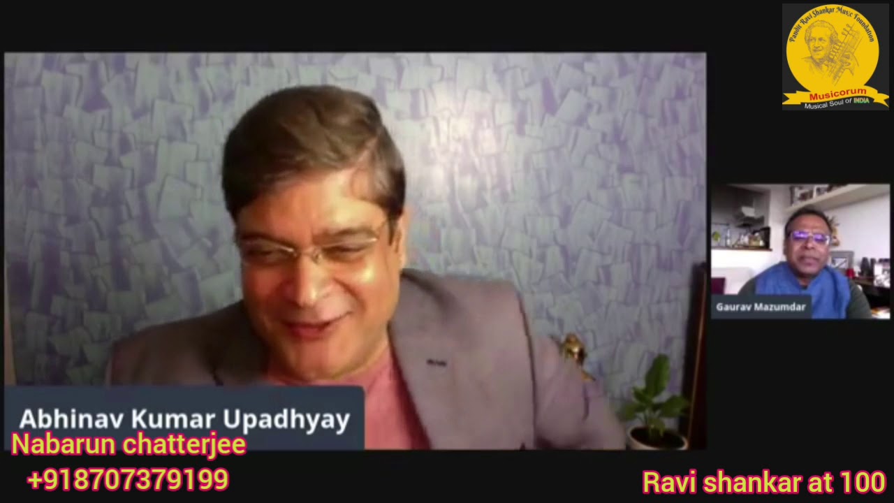 Ravi Shankar at 100 Centenary Year Celebration   Talk Show by shree Abhinav Kumar Upadhyay