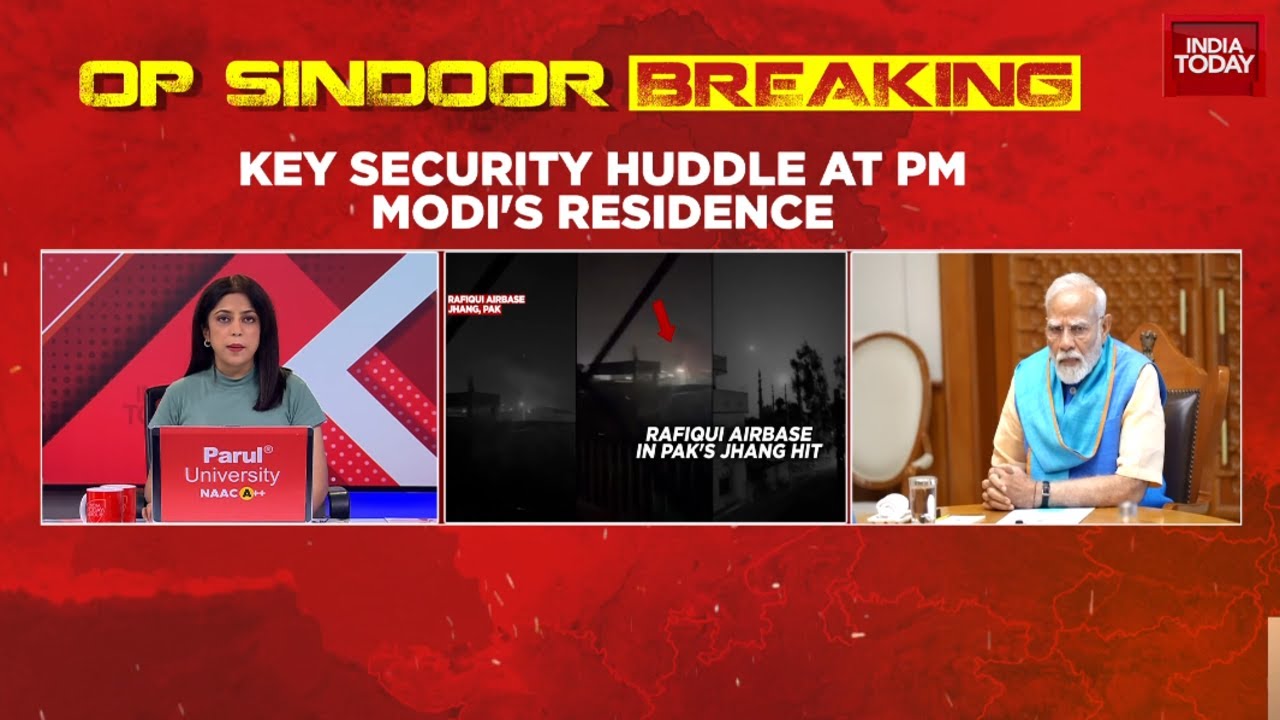 Key Security Meeting Underway At PM Modi's Residence With Tri-Services Chiefs | India Today News