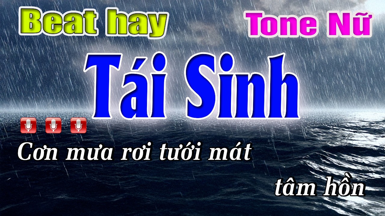 KARAOKE TÁI SINH TONE NỮ - BEAT CHUẨN ( DỄ HÁT )