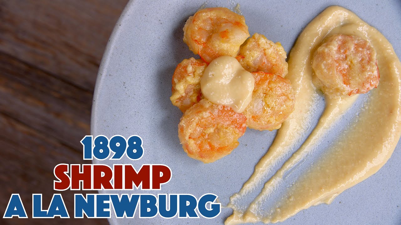 1898 Shrimps a la Newburg Recipe - Old Cookbook Show - Glen And Friends Cooking