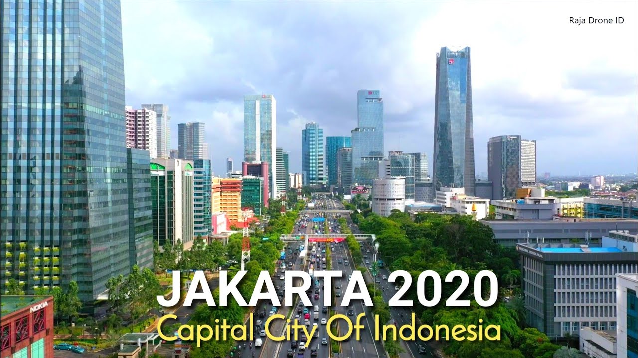 Jakarta Drone Footage 2020, Capital City Of Indonesia