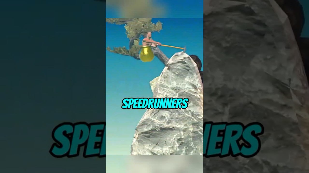 Speedrun, kt&oacute;ry zajmuje 0 sekund?! 💀 #shorts #gry #gettingoverit
