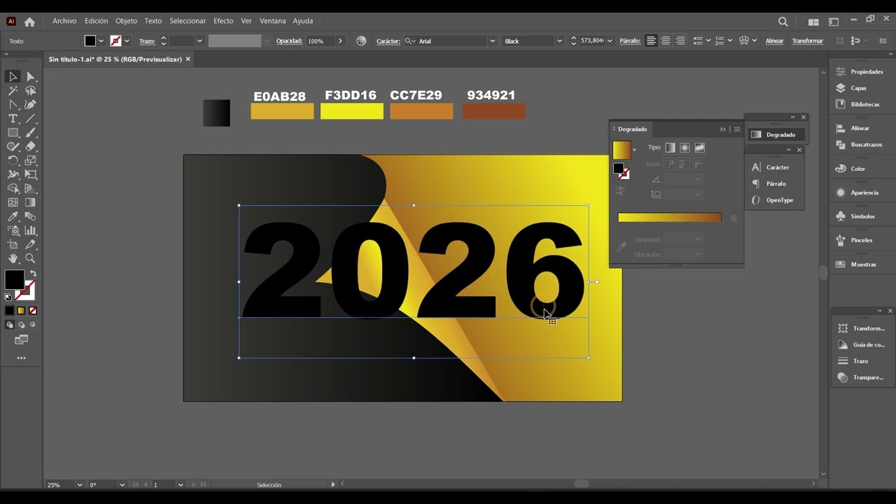 idea de diseño de año nuevo