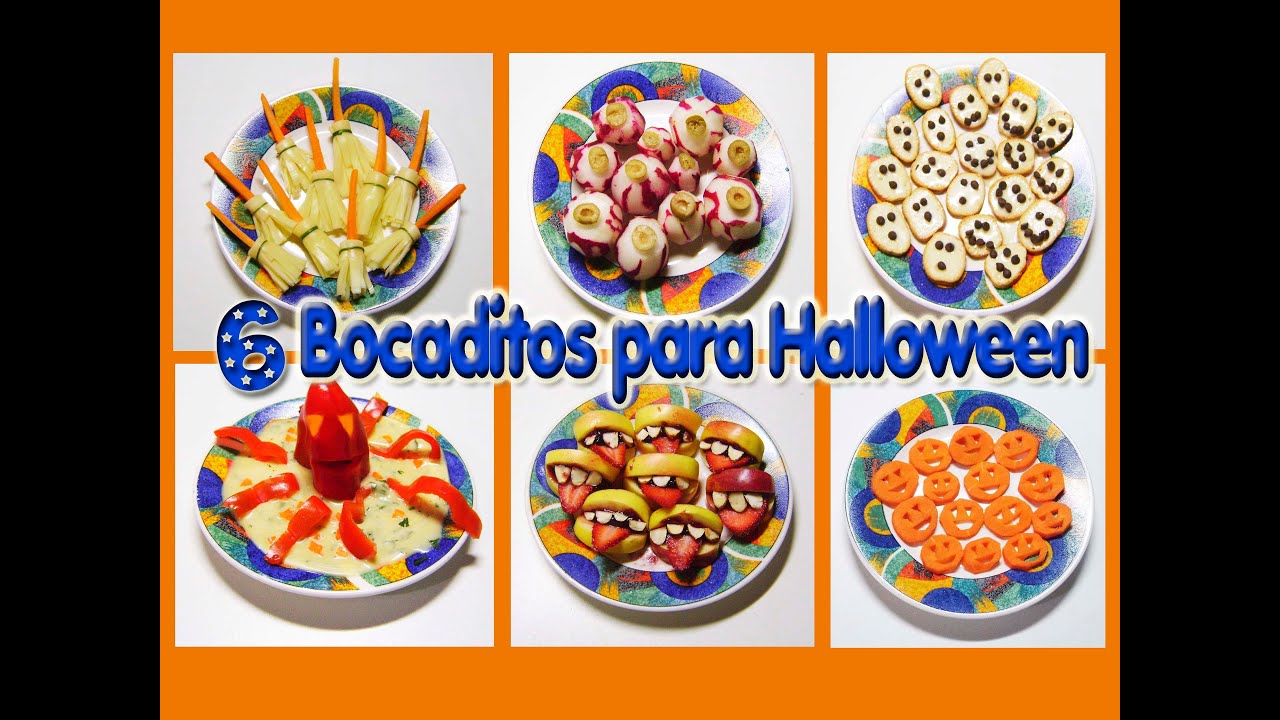 6 Bocaditos para Halloween
