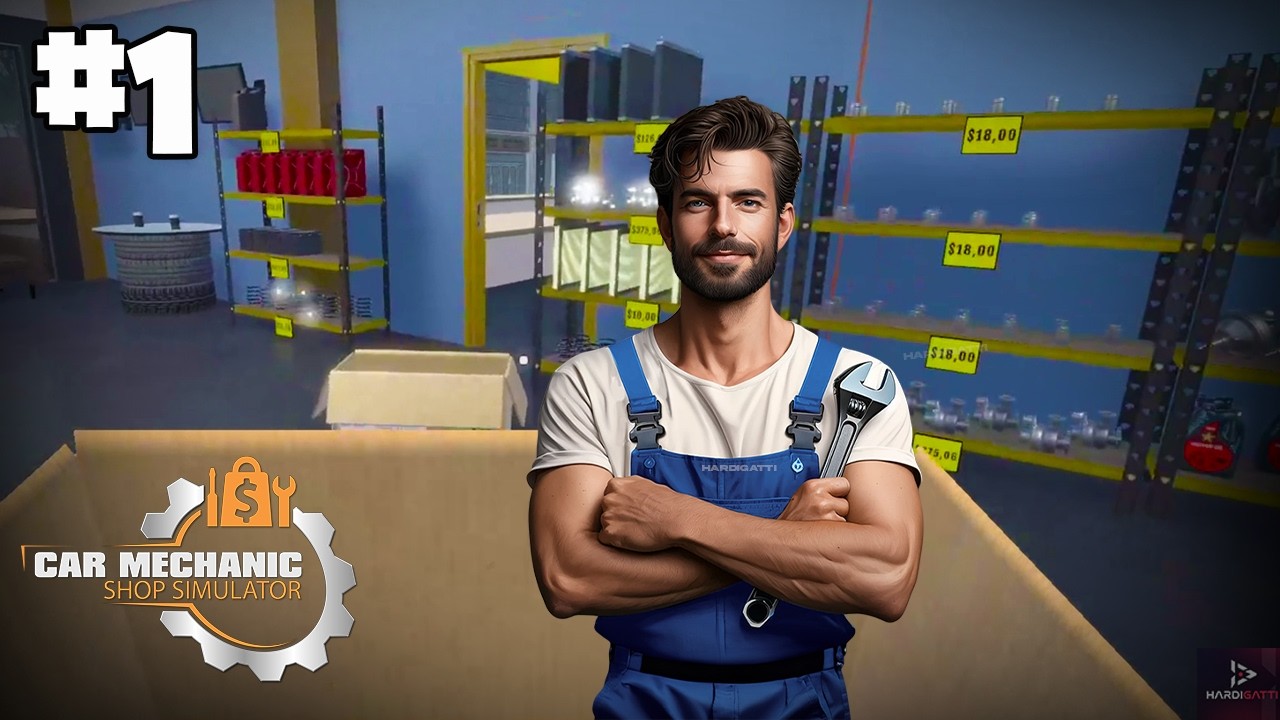 Car Mechanic Shop Simulator Demo Deutsch 🛠️ | Erster Kunde, Batterien, Reifen & Felgen bis Level 8!