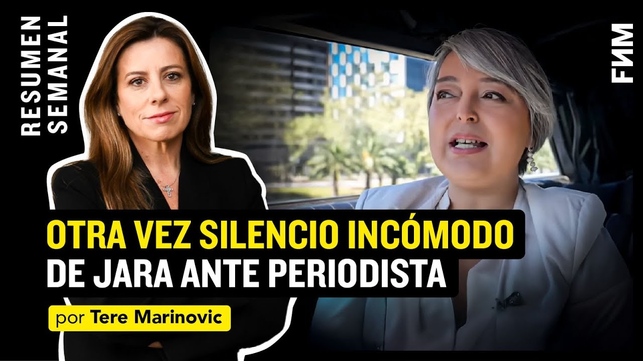 Otra vez SILENCIO inc&oacute;modo de Jara ante periodista | Tere Marinovic por FNM