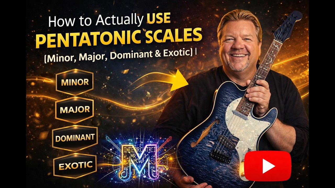 How to Actually Use Pentatonic Scales (Minor, Major, Dominant & Exotic) | Part 1