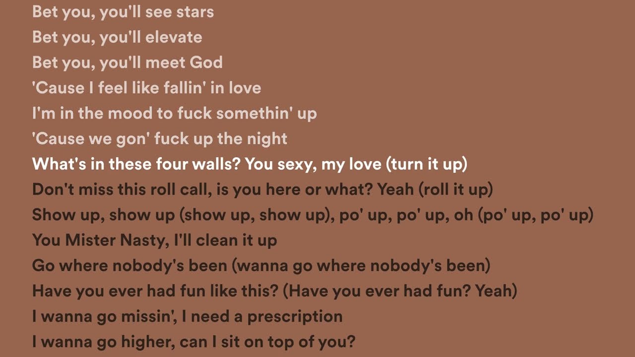 Cuff It - Beyonce (Lyrics)