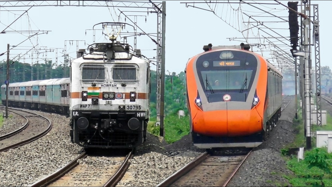 [31 in 1] High Speed Trains of Indian Railways🔥Rajdhani+Vande Bharat+ Shatabdi+ GaribRath+Gangasagar