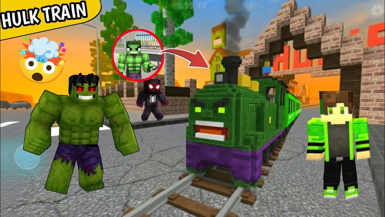 I Buy Evil Hulk Train In School Party Craft 🤯