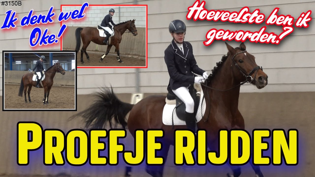 Hoe verloopt mijn PROEFJE vandaag. Ik rij op BAMBI. Eind van de middag PRIJS UITREIKING!  #3150B