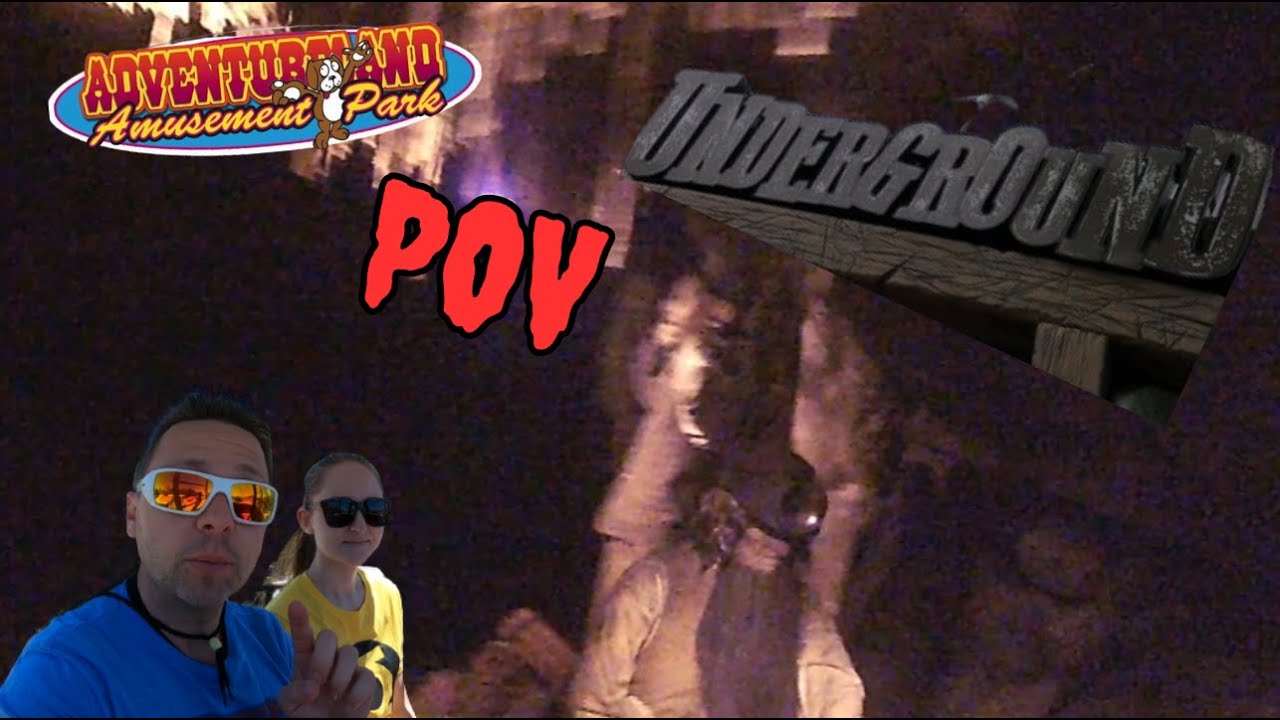 Underground (On-Ride) POV Indoor Roller Coaster Dark Ride and Review Altoona Iowa 2025