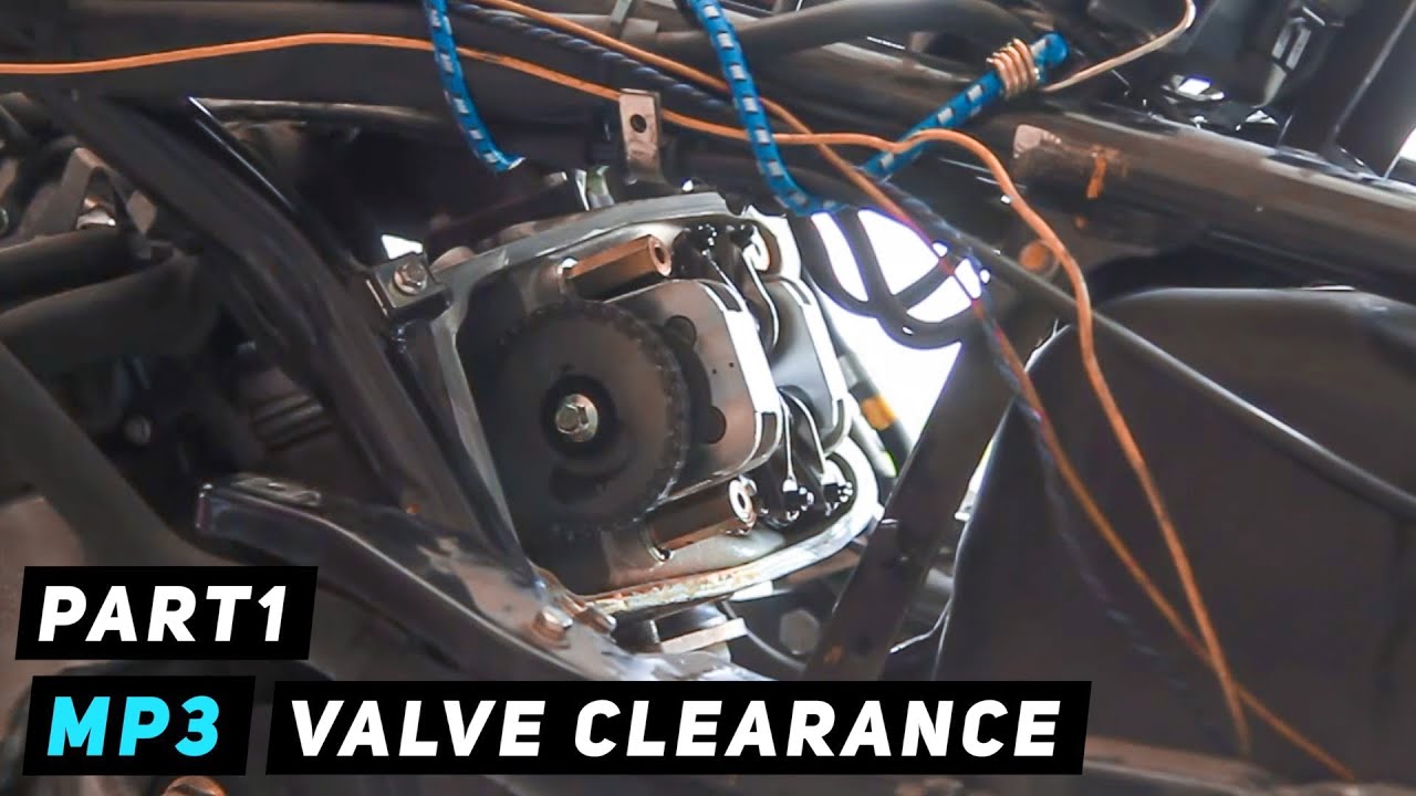 Piaggio MP3 - Valve Clearance - Part 1 | Mitch's Scooter Stuff