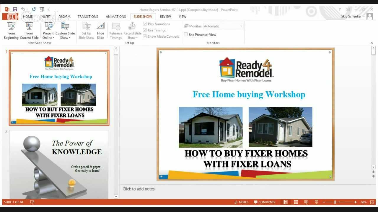How to buy a Fixer Home & get a Gov't Renovation loan to Fix it up