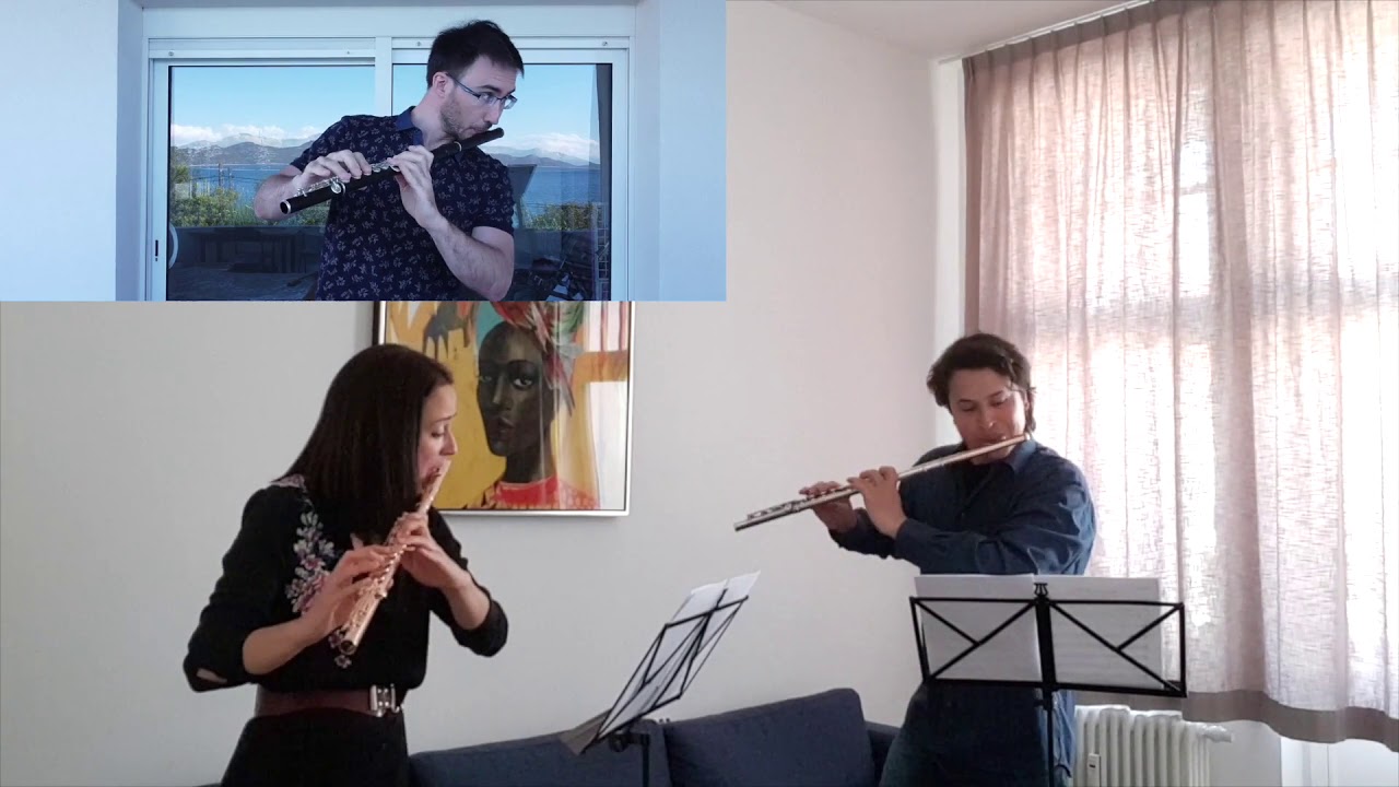 Boismortier, Sonate en trio pour trois flûtes traversières - Op. VII no 2