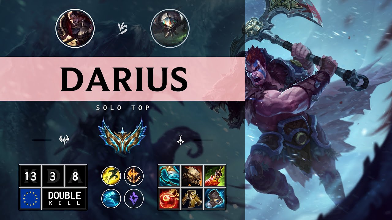 Darius Top vs Skarner - EUW Challenger Patch 14.13
