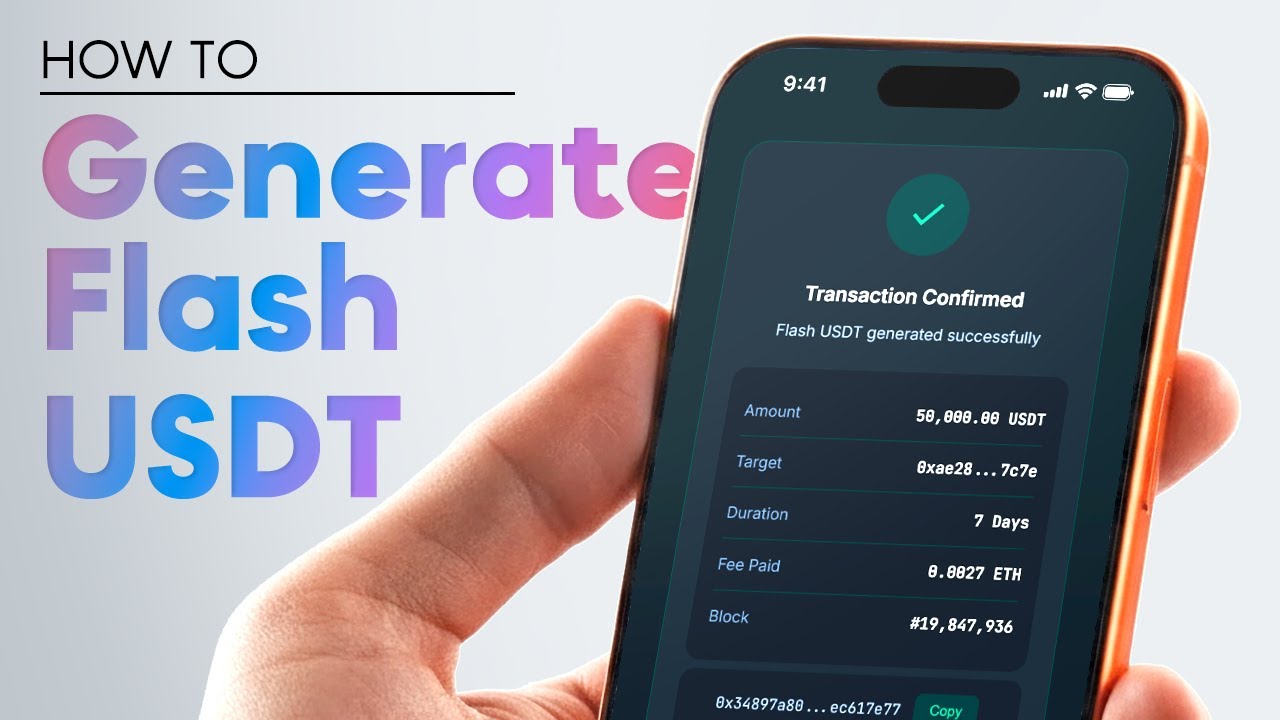 How to Generate Flash USDT for Crypto Testing in 2026 - Easy Tutorial with TRC20 / ERC20 Networks