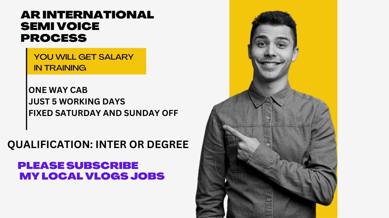 AR Semi International voice process jobs in Hyderabad