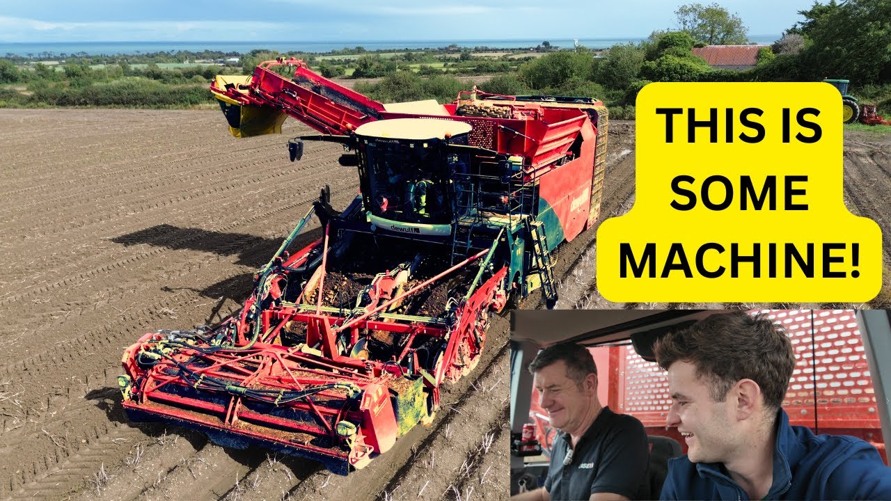 DEWULF HARVESTER GETS TO THE FIELD