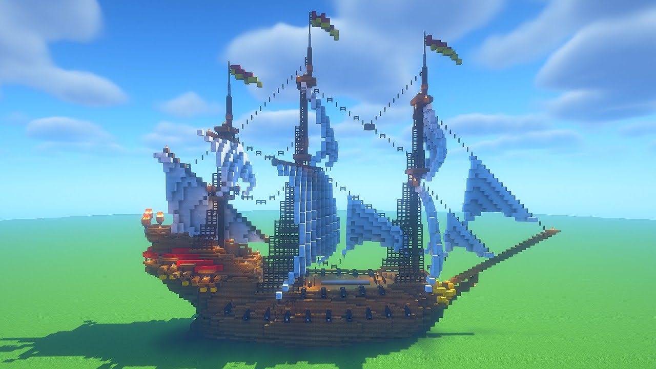 🏴‍☠️ Minecraft - Spanish Galleon Build
