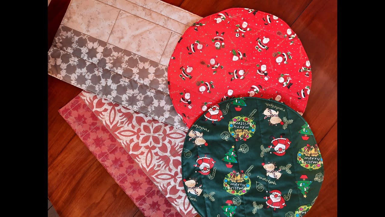 Couture facile - Patchwork - Sets de table réversibles très simple et rapides à réaliser