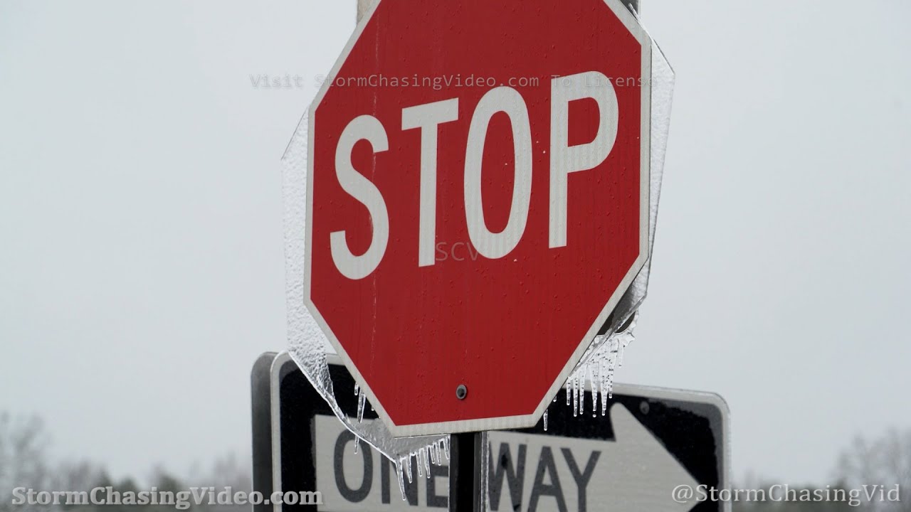 Freezing Rain Causes Widespread Damage In Danville, VA - 2/18/2021