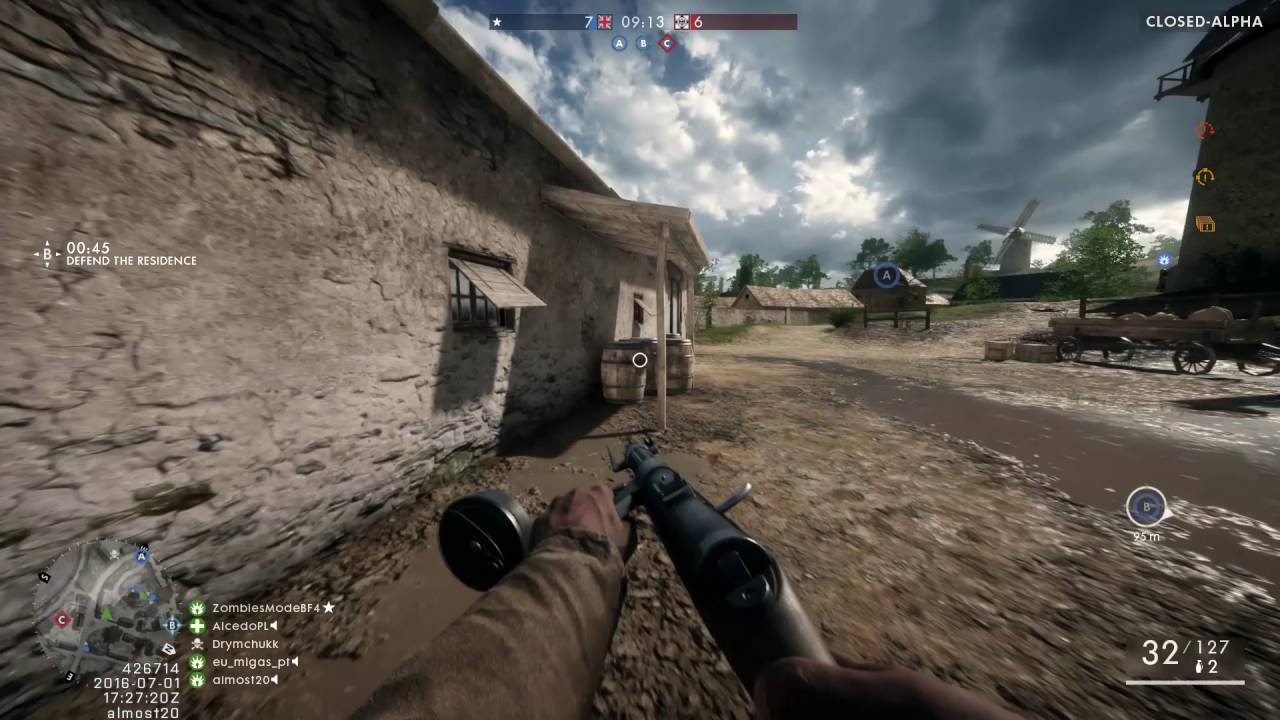 battlefield 1 Alpha  gameplay - باتل فيلد 1 قيم بلاي