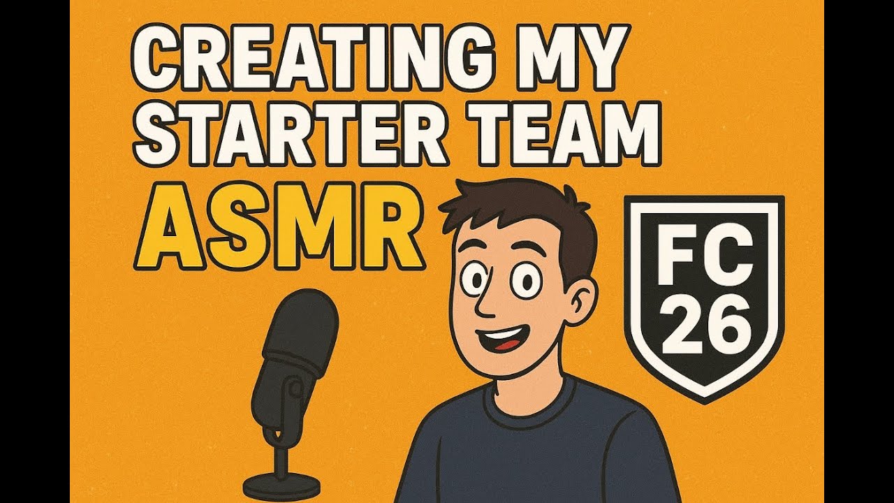 ASMR-Creating My FC26 Starter Team For The RTG