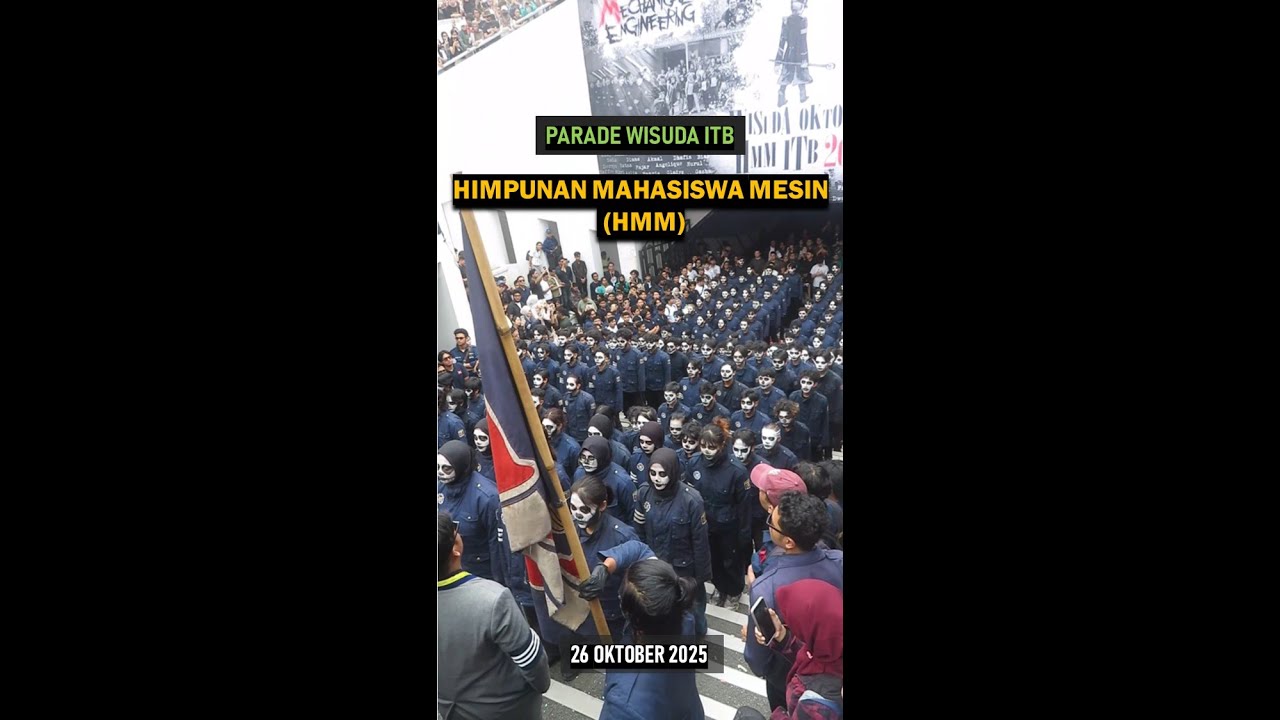 Arak-arakan Wisuda ITB - Oktober 2025 - HIMPUNAN MAHASISWA MESIN