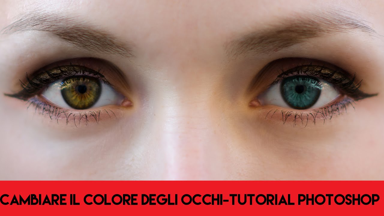 Cambiare il colore degli occhi - Tutorial Photoshop