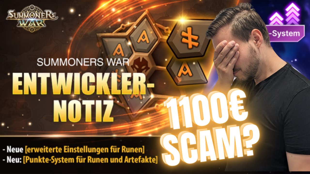 Entwicklernotiz und 1100€ SCAM?! - Summoners War Sky Arena Deutsch