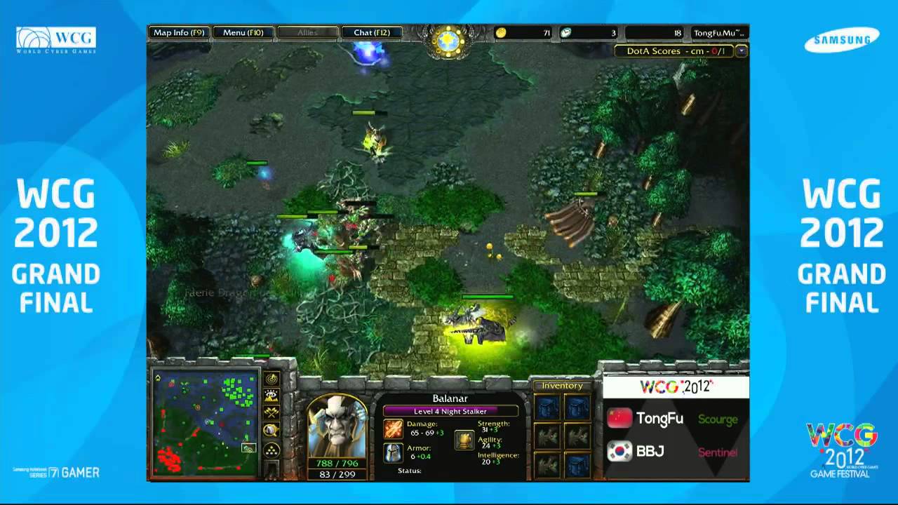 [WCG2012GF] KOR DotA Tongfu vs BBJ
