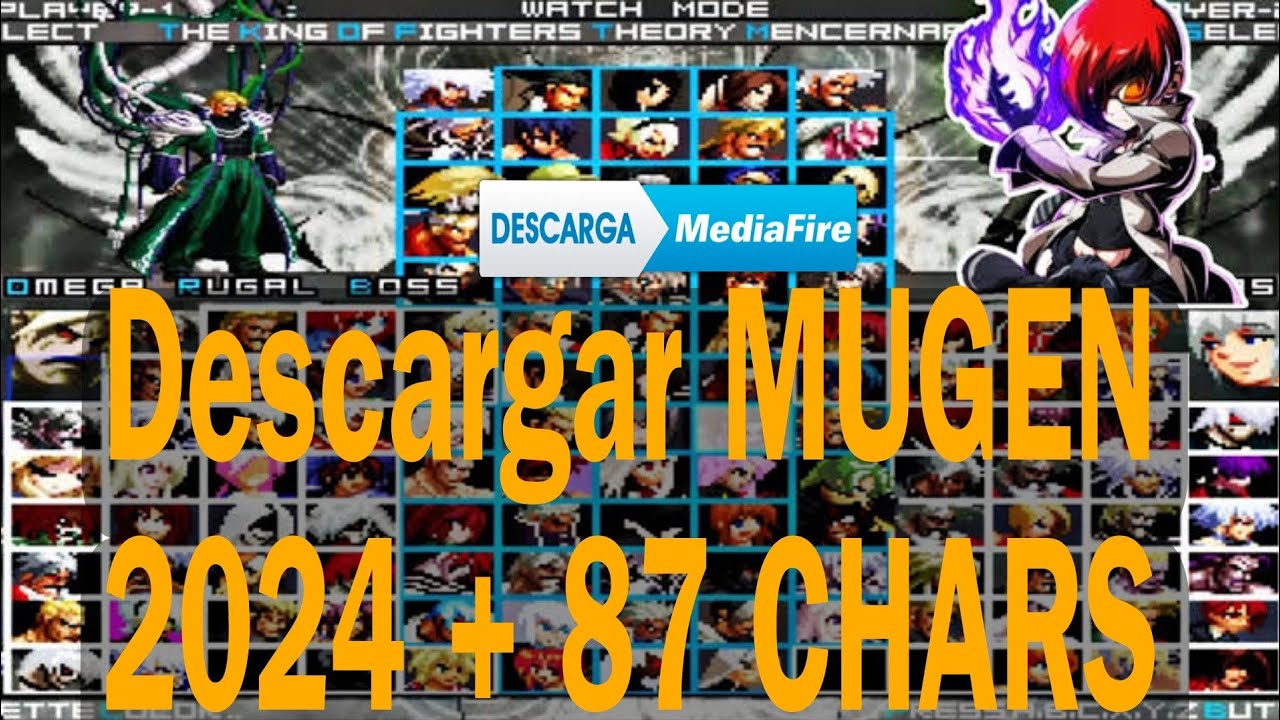 Descarga MUGEN KOF... 2024... para Android por mediafire + 87 chars