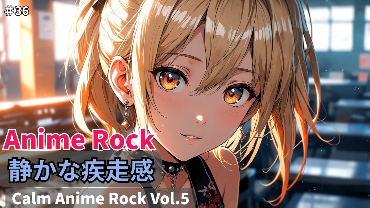 🌙 Late Night Focus Anime Rock  Japanese Female Vocals｜Calm Anime Rock Vol 5
