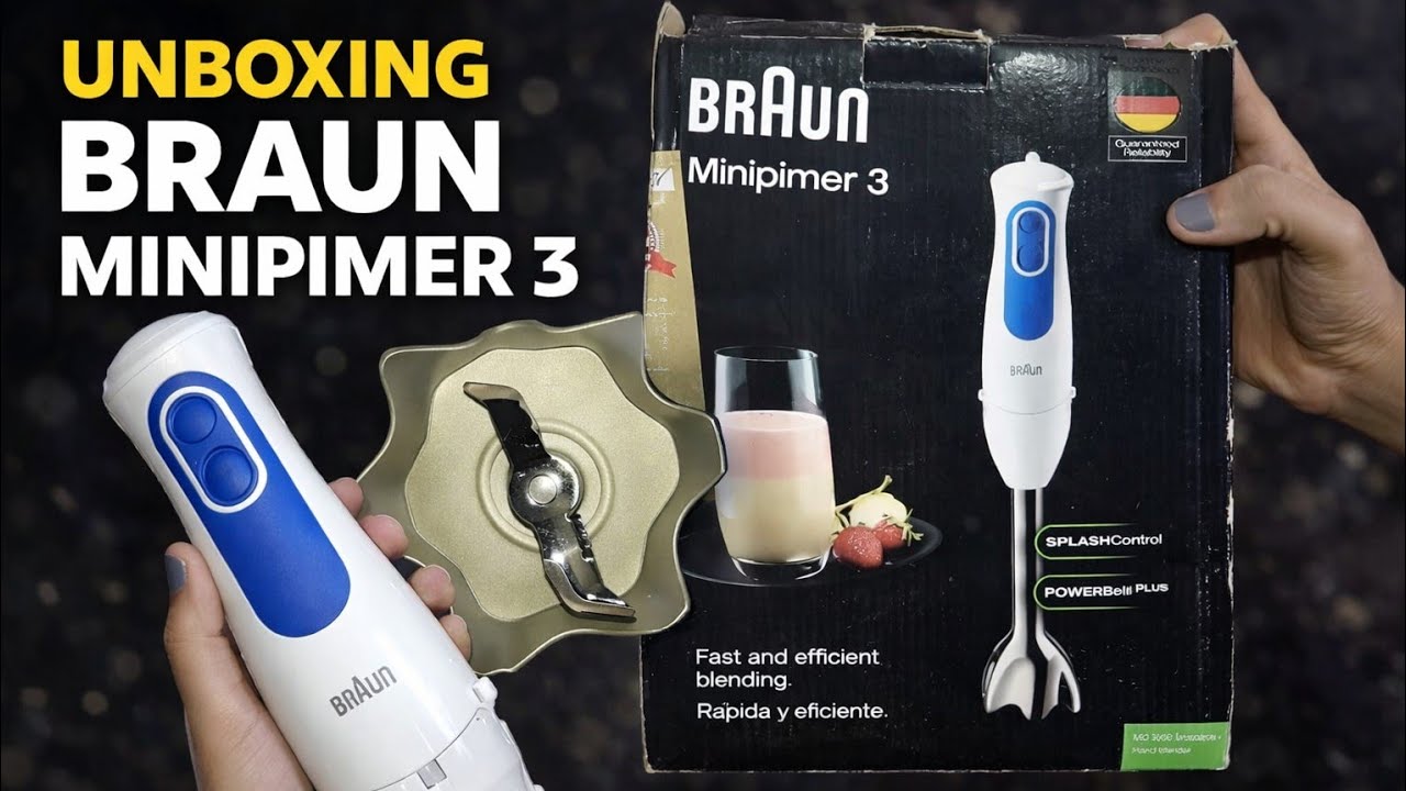 UNBOXING Braun Minipimer 3