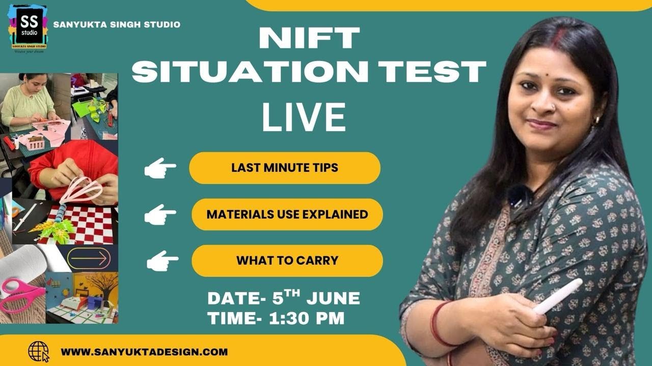NIFT SITUATION TEST 2025 I LIVE