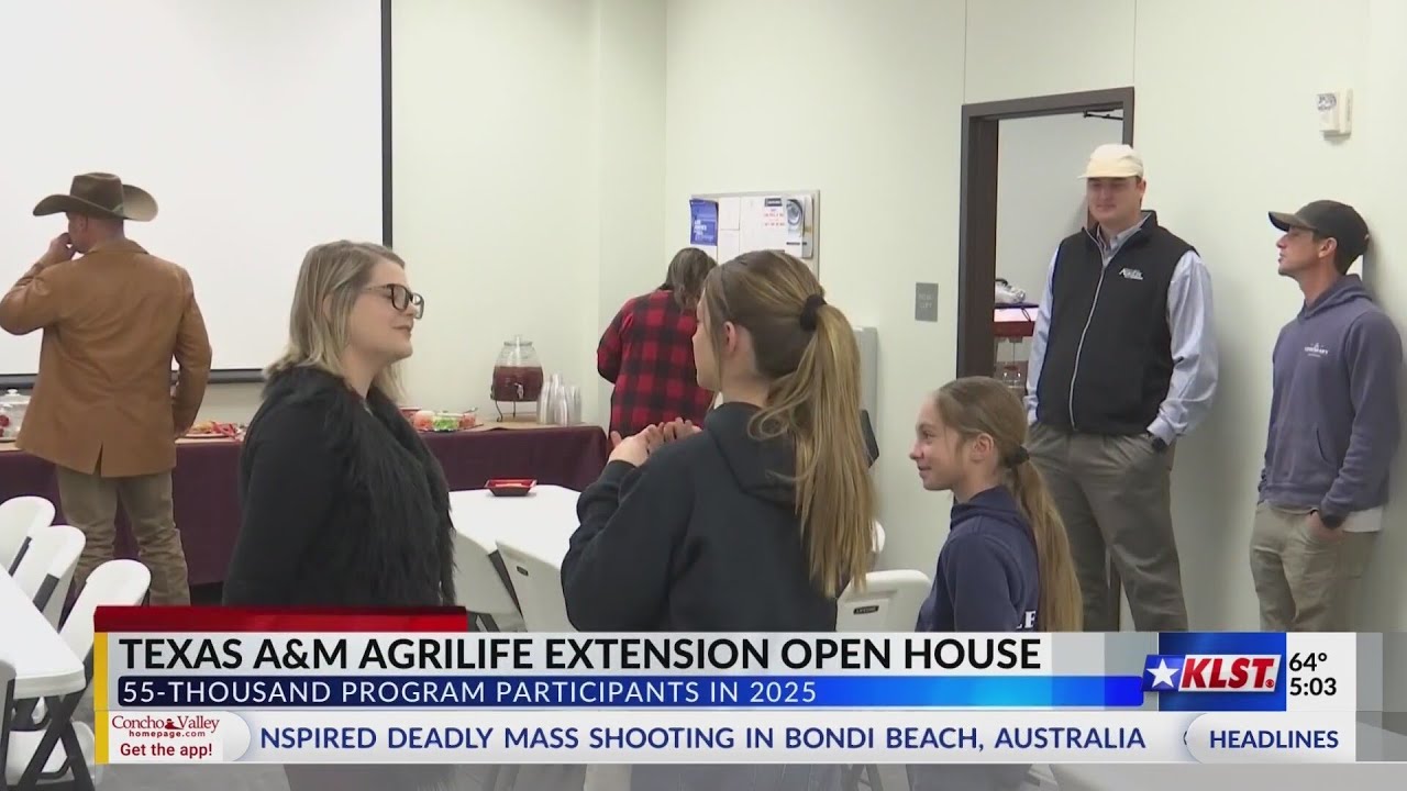 Texas A&M Agrilife extension open house