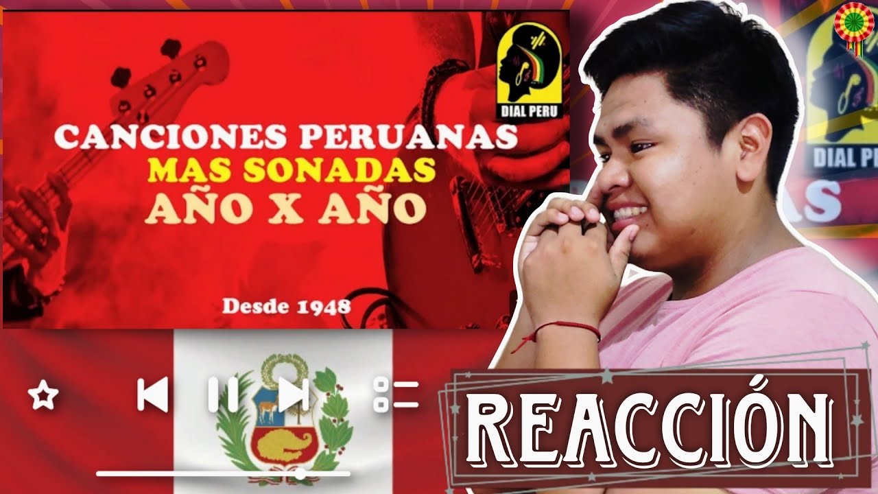 BOLIVIANO🇧🇴 REACCIONA A Canciones De Artistas Peruanos Mas Exitosos De Cada Año (1948 - 2023)🇵🇪