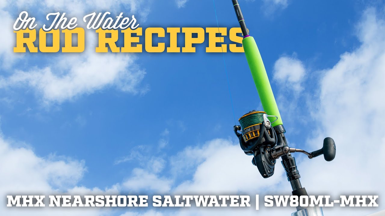 WILD CUSTOM Nearshore FISHING ROD Recipe for Live Baiting & Trolling STRIPER | SW80ML-MHX Rod Recipe
