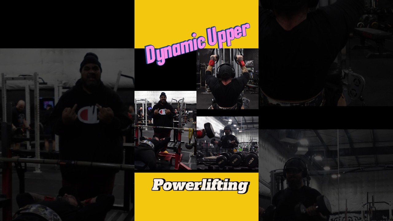 Dynamic Upper: How Powerlifters Build Explosive Pressing Power #conjugatemethod #motivation #lifter