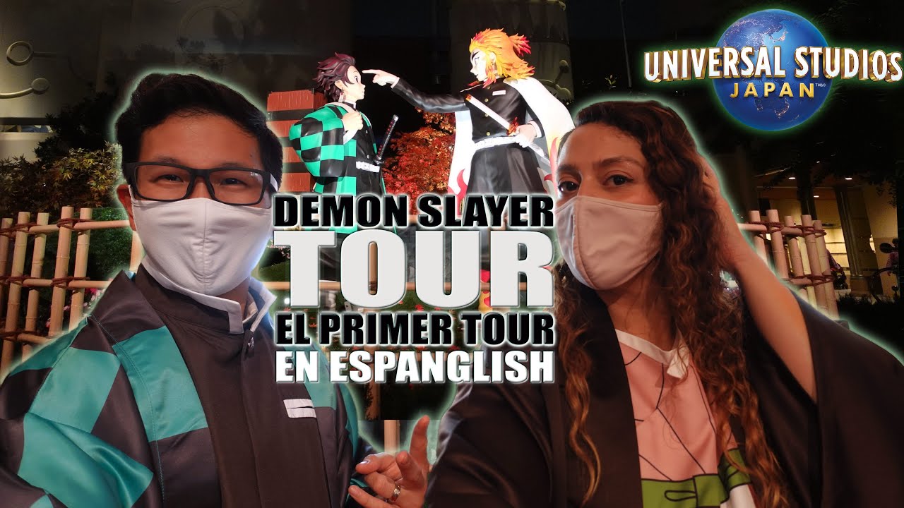 Demon Slayer TOUR en Universal Studios Japan [El primer tour en Espanglish]