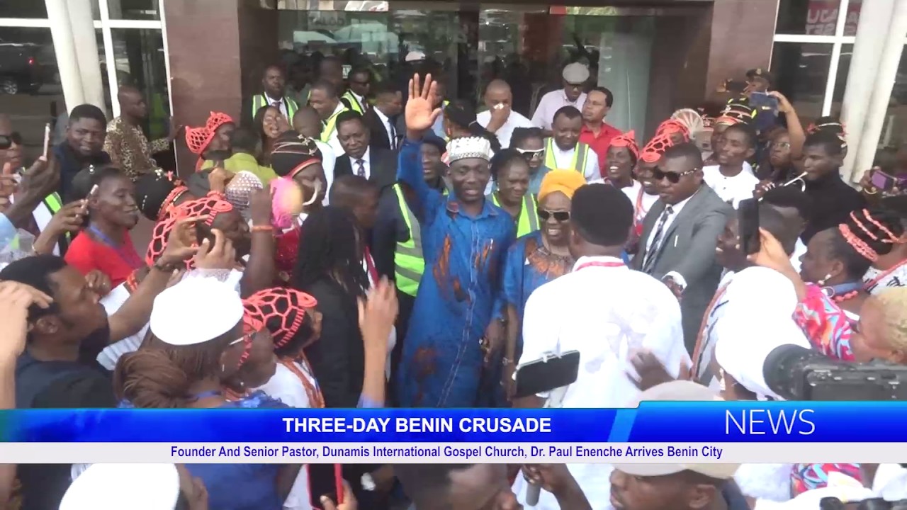 Founder And Senior Pastor, Dunamis International Gospel Church, Dr. Paul Enenche Arrives Benin City