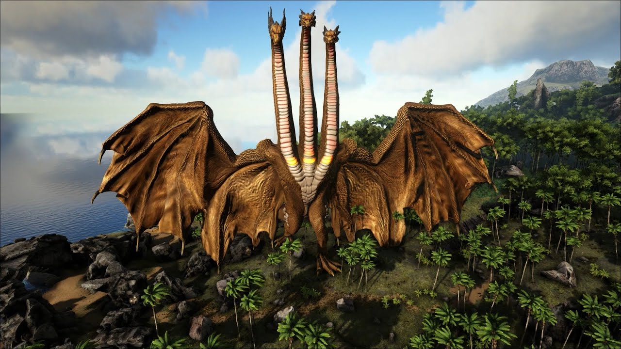 ARK: King Ghidorah All Attack Animations