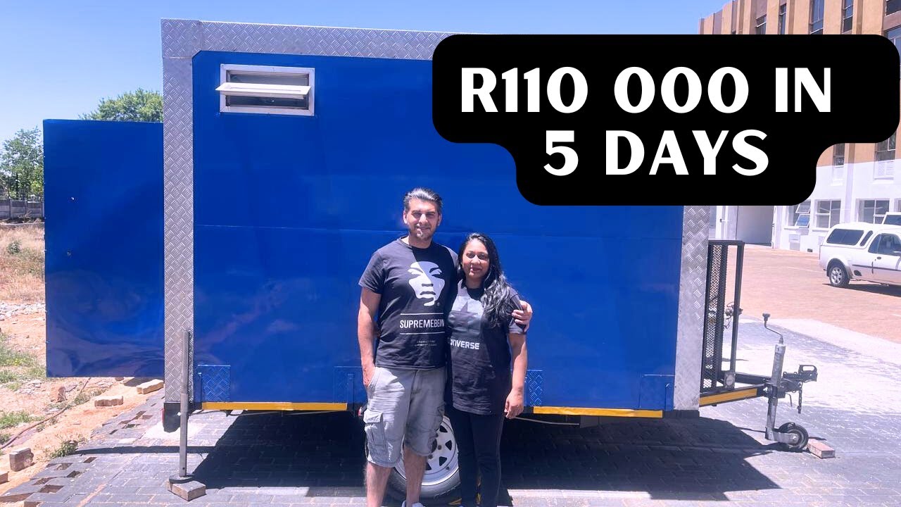 We Bought a Food Trailer & Made R110,000 in 5 days | Come to Makro with Us! @JoburgCoupleZA